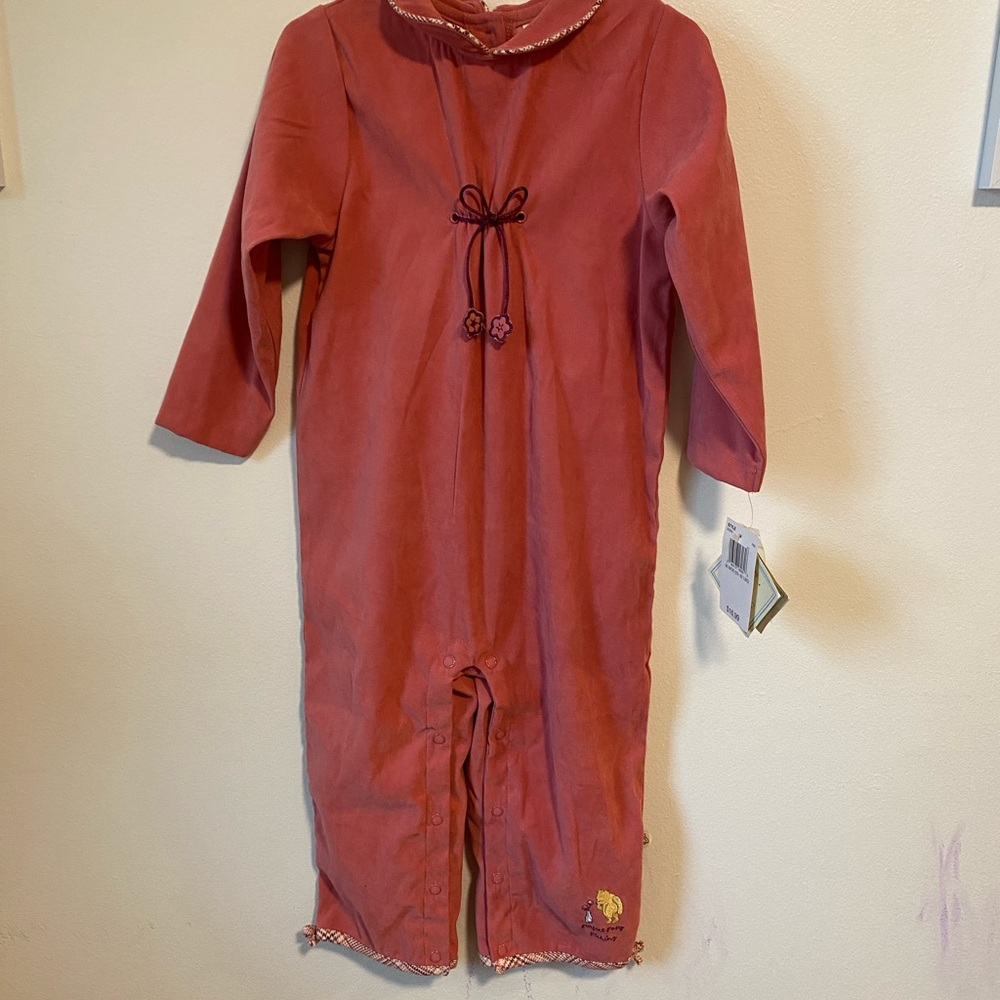 Classic Pooh One Piece Velour Jumper